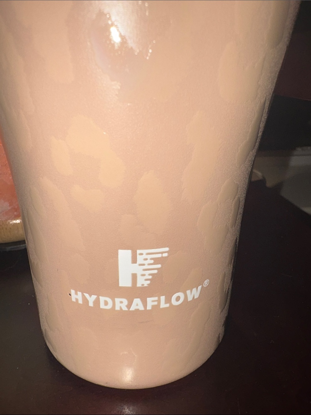 Pink Handle Animal Print HYDRAFLOW Insulated Tumbler 40oz - Picture 2 of 5